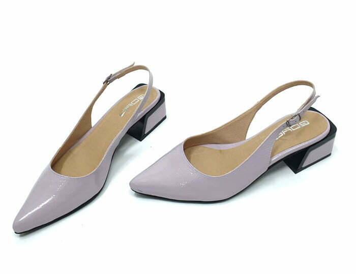 נעלי עקב לנשים – דגם סלינה - סגול.