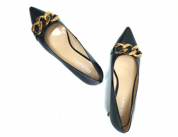 נעלי עקב לנשים – דגם הילרי – שחור.