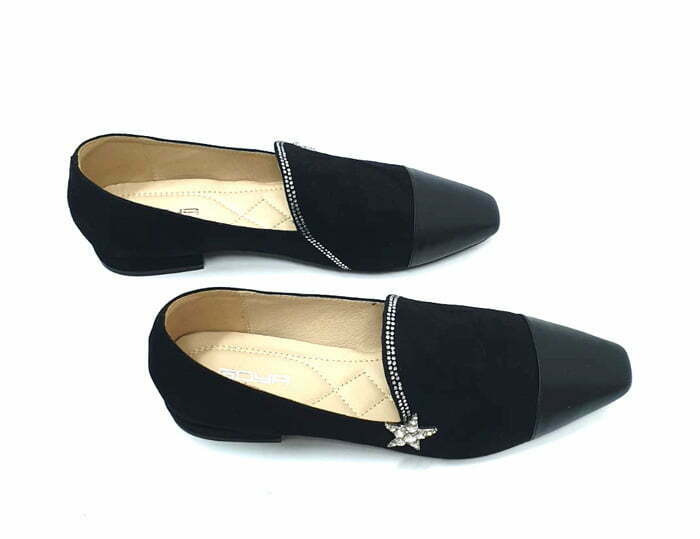 נעליים שטוחות לנשים – דגם חמציץ – שחור.