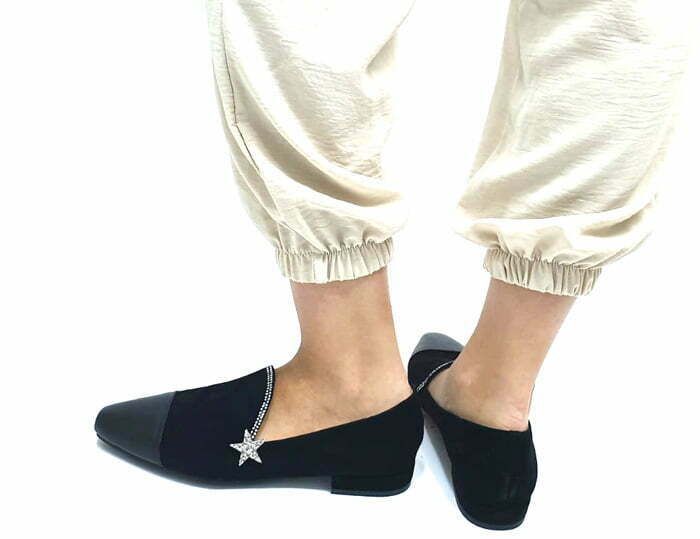 נעליים שטוחות לנשים – דגם חמציץ – שחור.