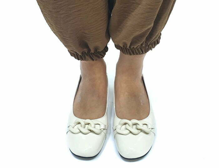 נעליים שטוחות לנשים – דגם נילית – לבן.