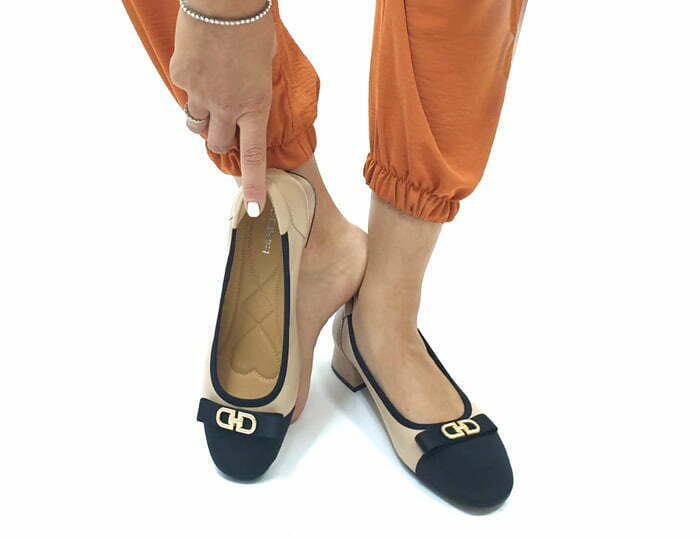 נעליים שטוחות לנשים – דגם קיווי – בז'.