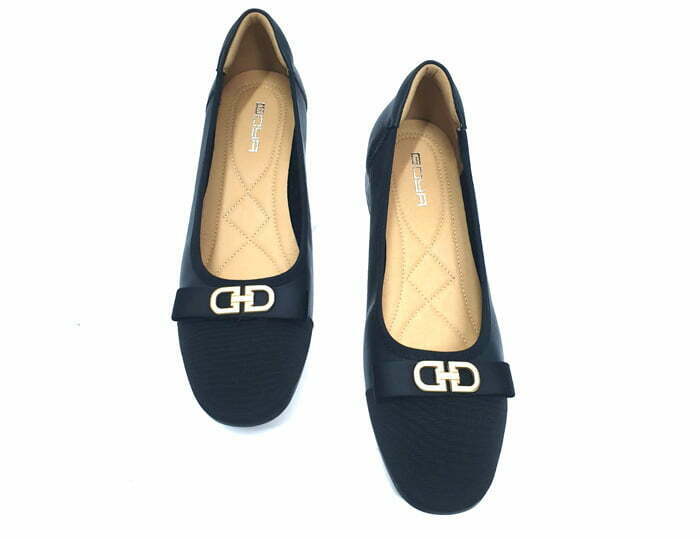 נעליים שטוחות לנשים – דגם קיווי – שחור.