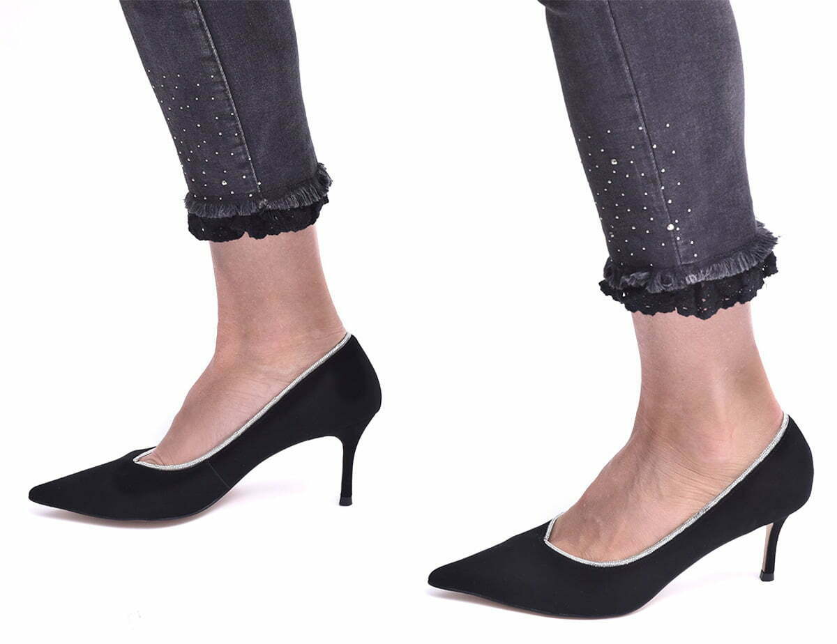 נעלי עקב - דגם אליסה - GOYA-נעלי עקב שחורות