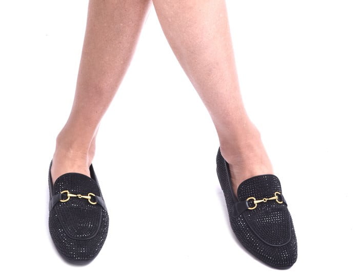 נעלי מוקסין - דגם אהובה שחורות