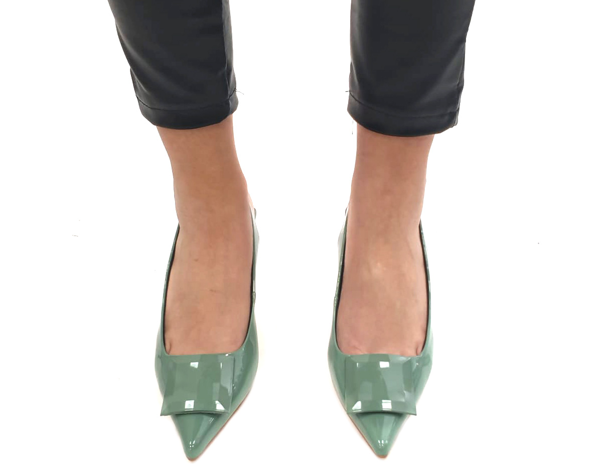 נעלי עקב - דגם רוז שחור-סנדלי עקב לנשים