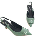 נעלי עקב - דגם רוז ירוק
