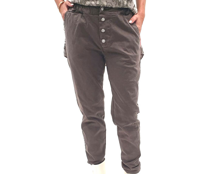 מכנס כפתור פנינה - דגם קורל - GOYA-בגדי מעצבים