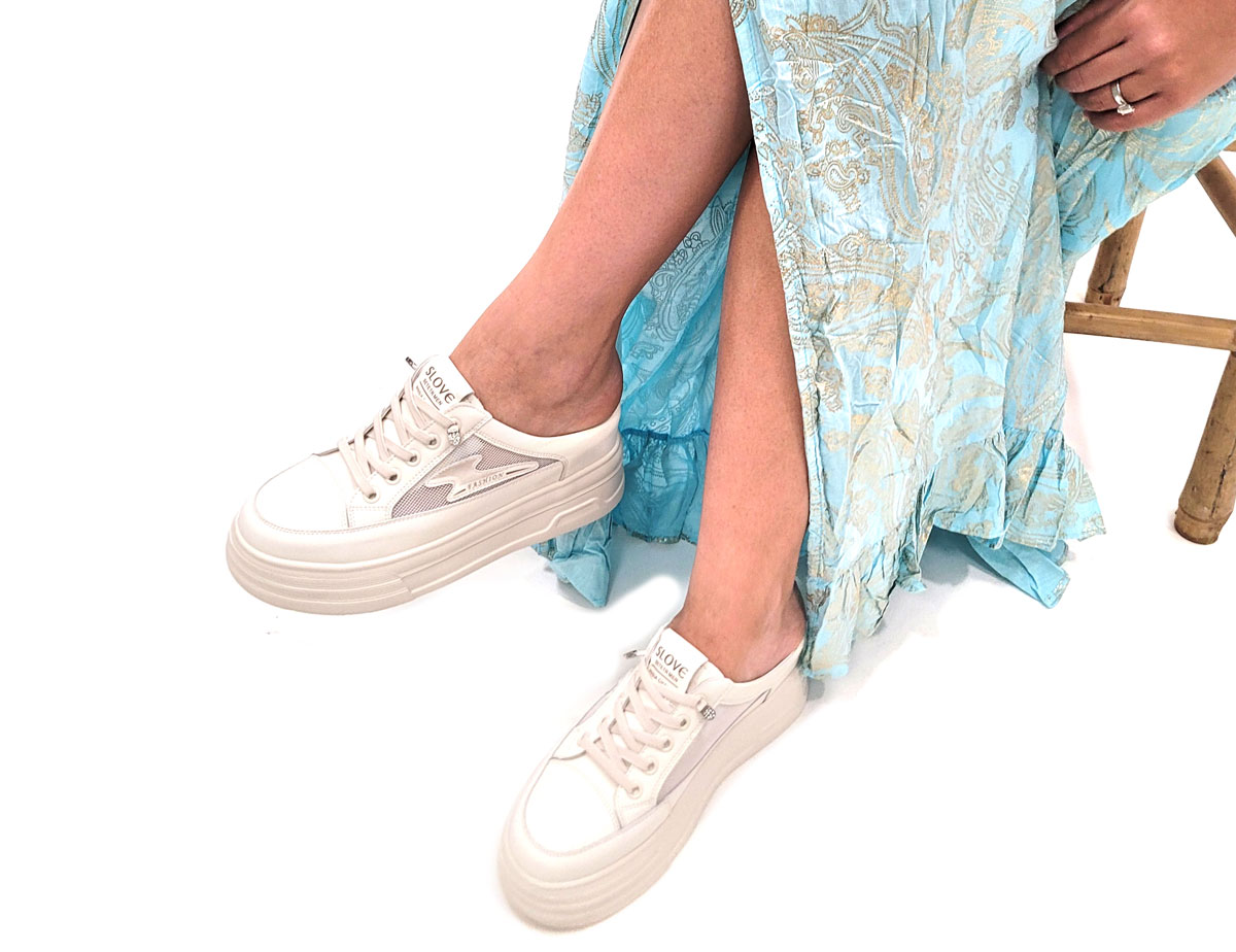 כפכפי סניקרס - דגם מיאמי-נעלי סניקרס לנשים