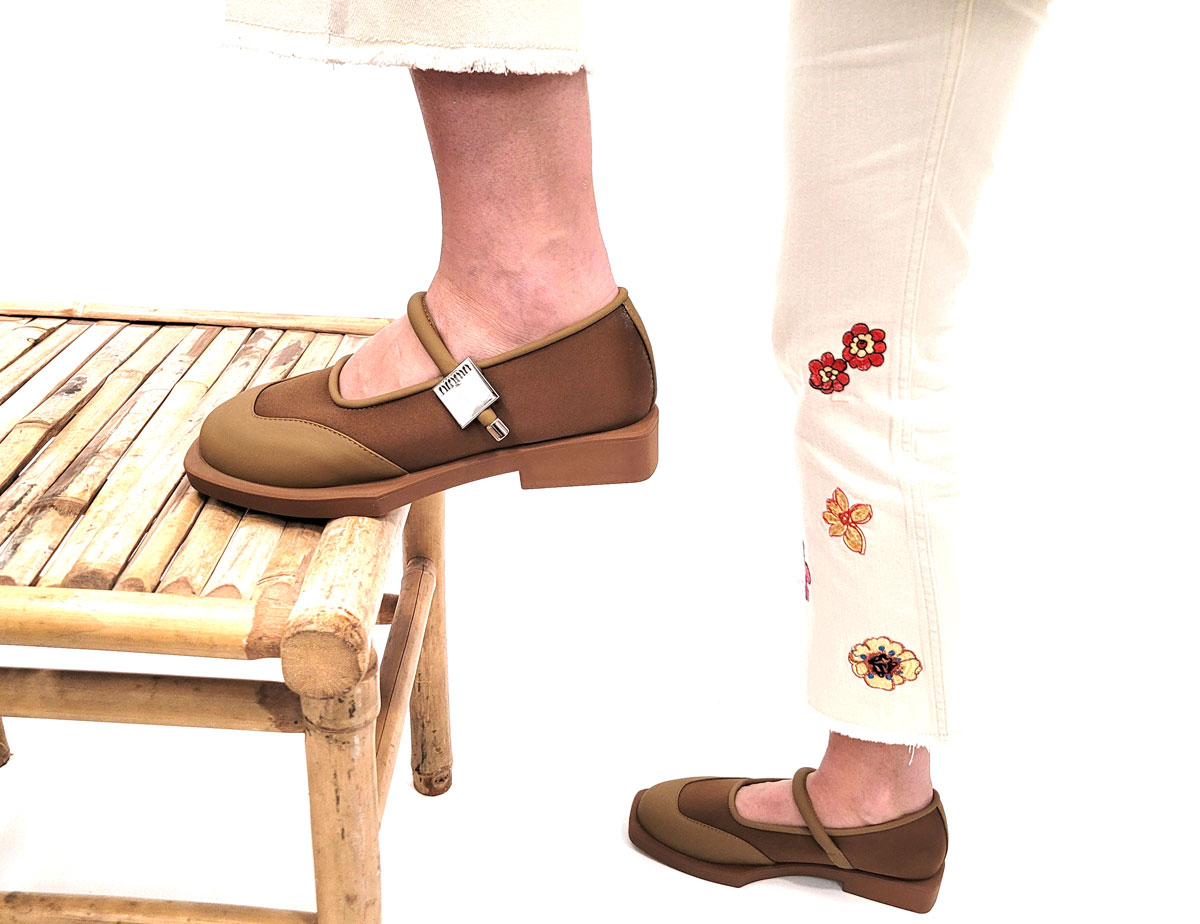 כפכפי מוקסין - דגם פריז-נעליים שטוחות לנשים